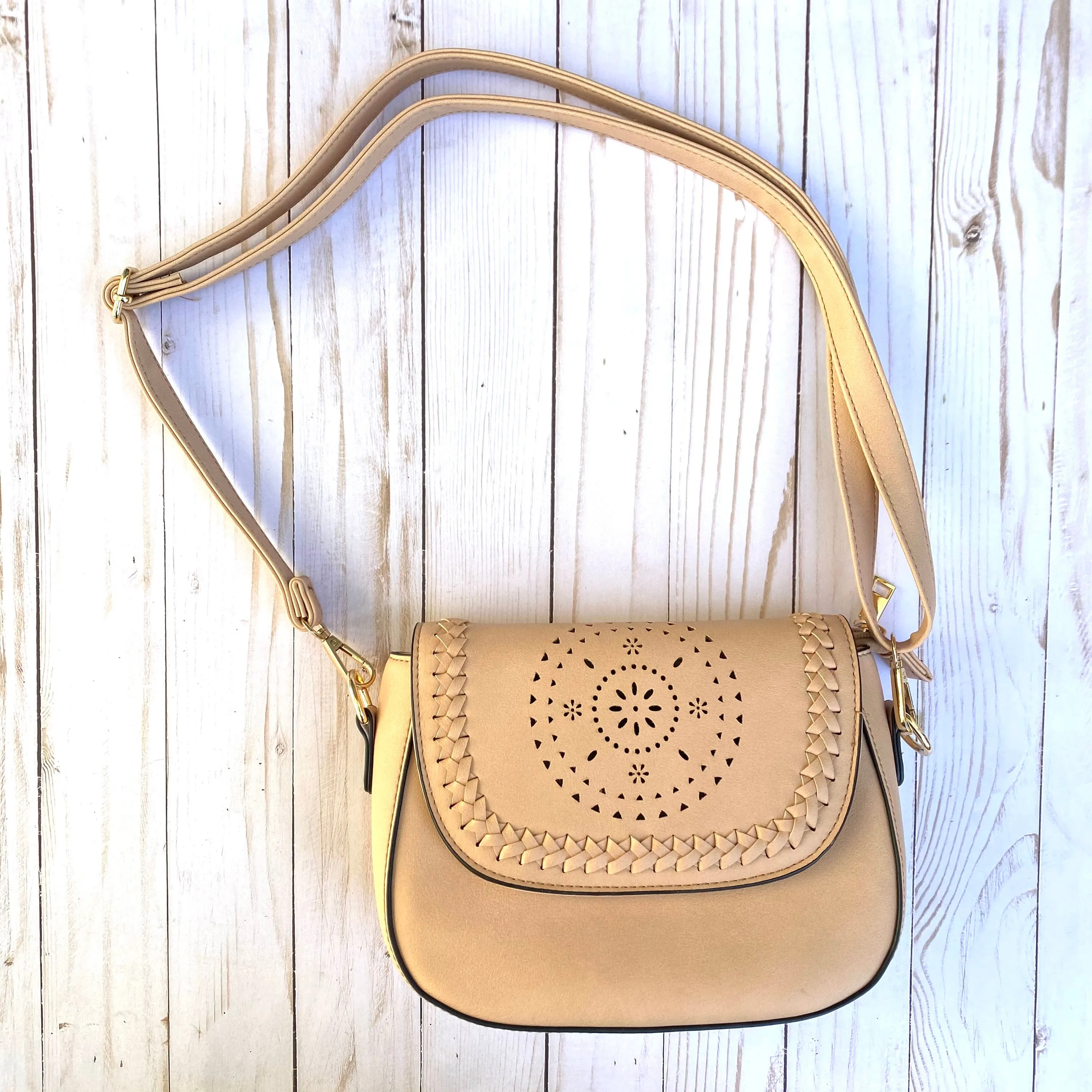 Beige Boho Purse