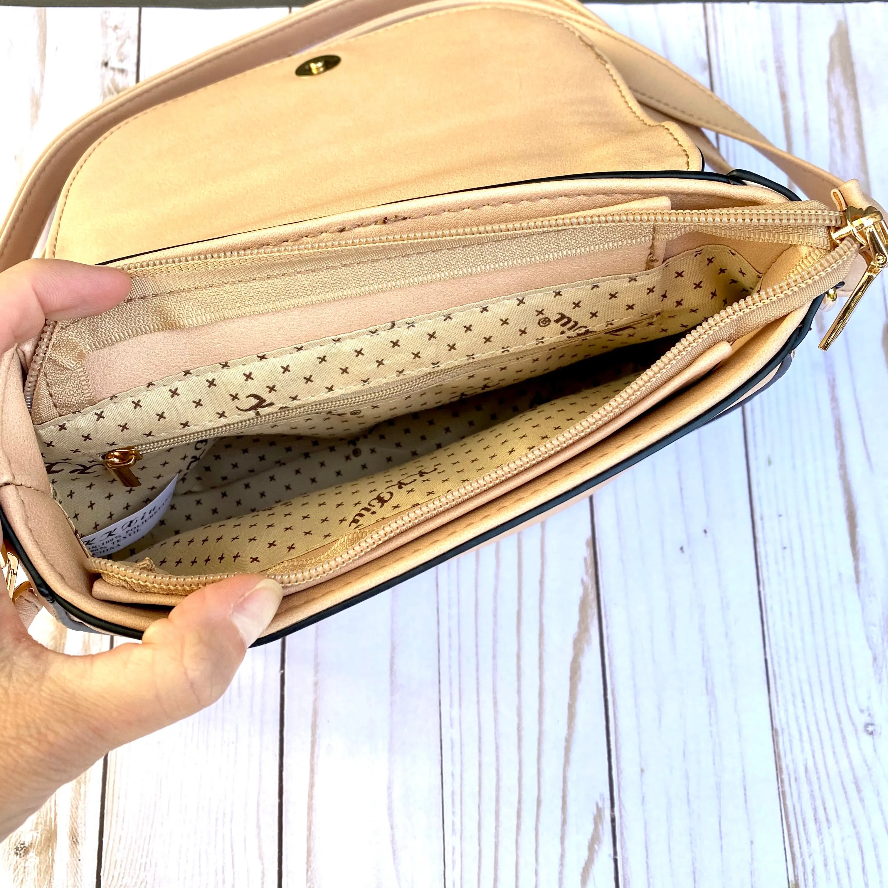 Beige Boho Purse