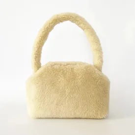 Cream Pelush Bag
