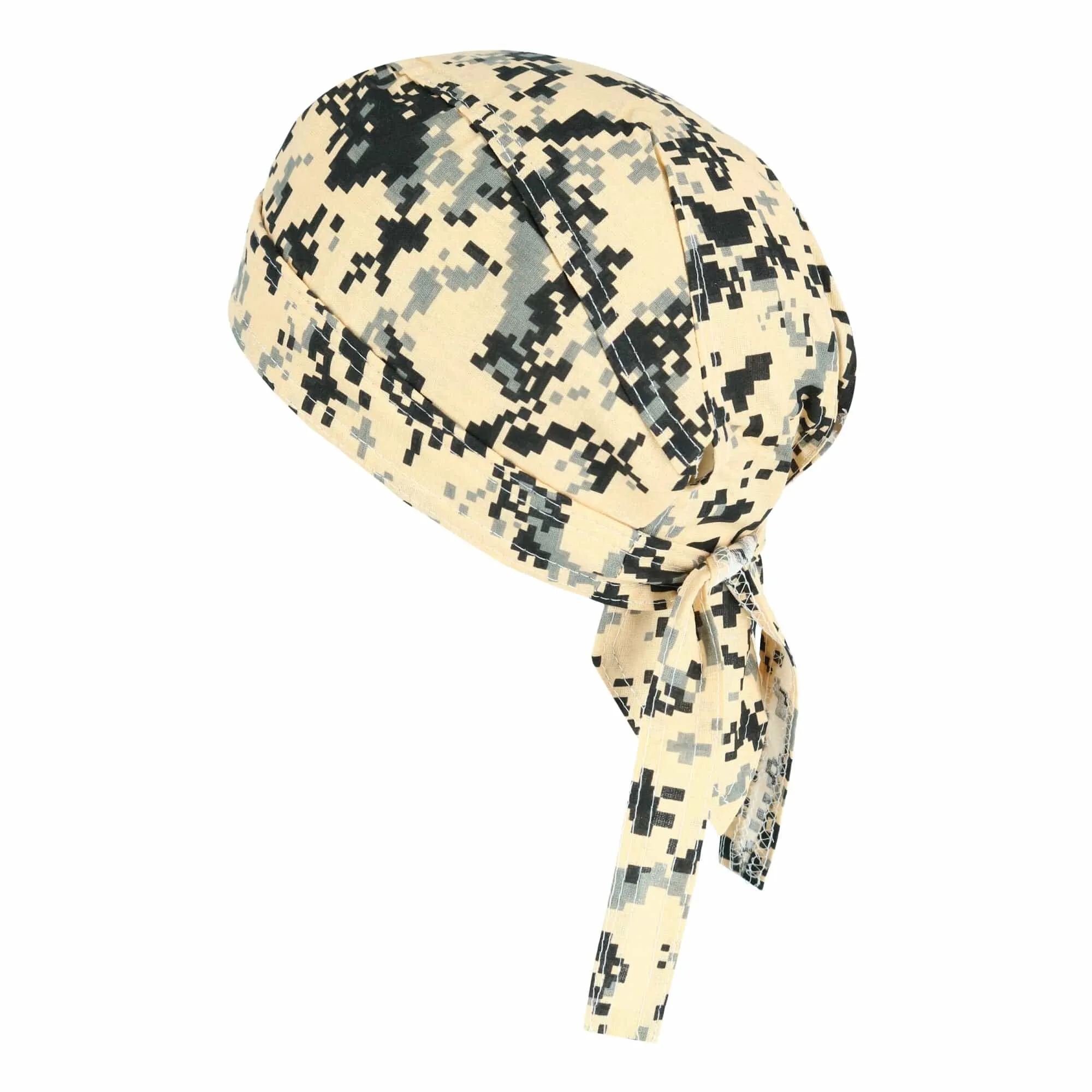 CTM® Men's Digital Camo Lined Do Rag