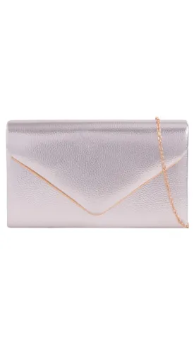 Donna Clutch- Silver