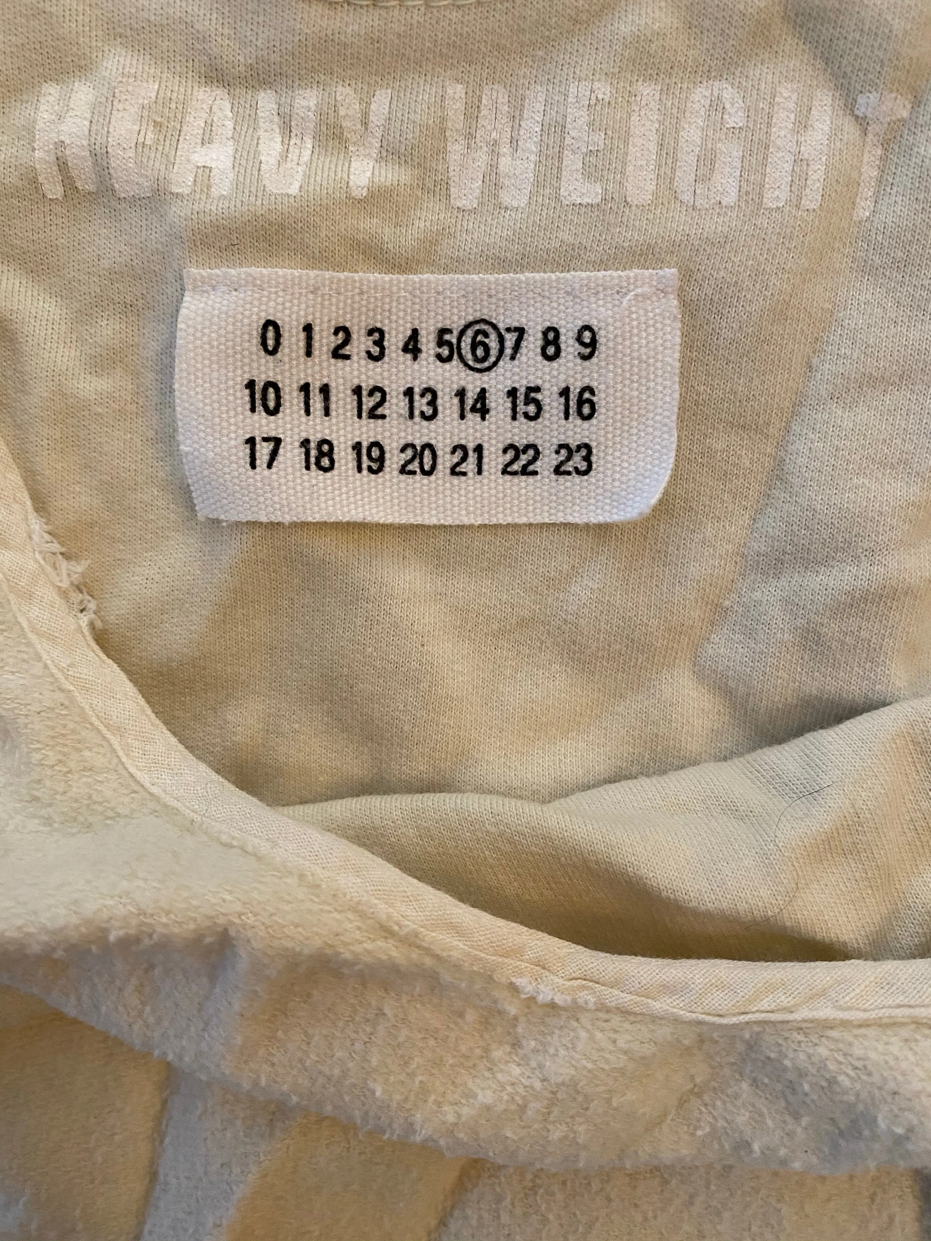 Margiela convertible top/bag