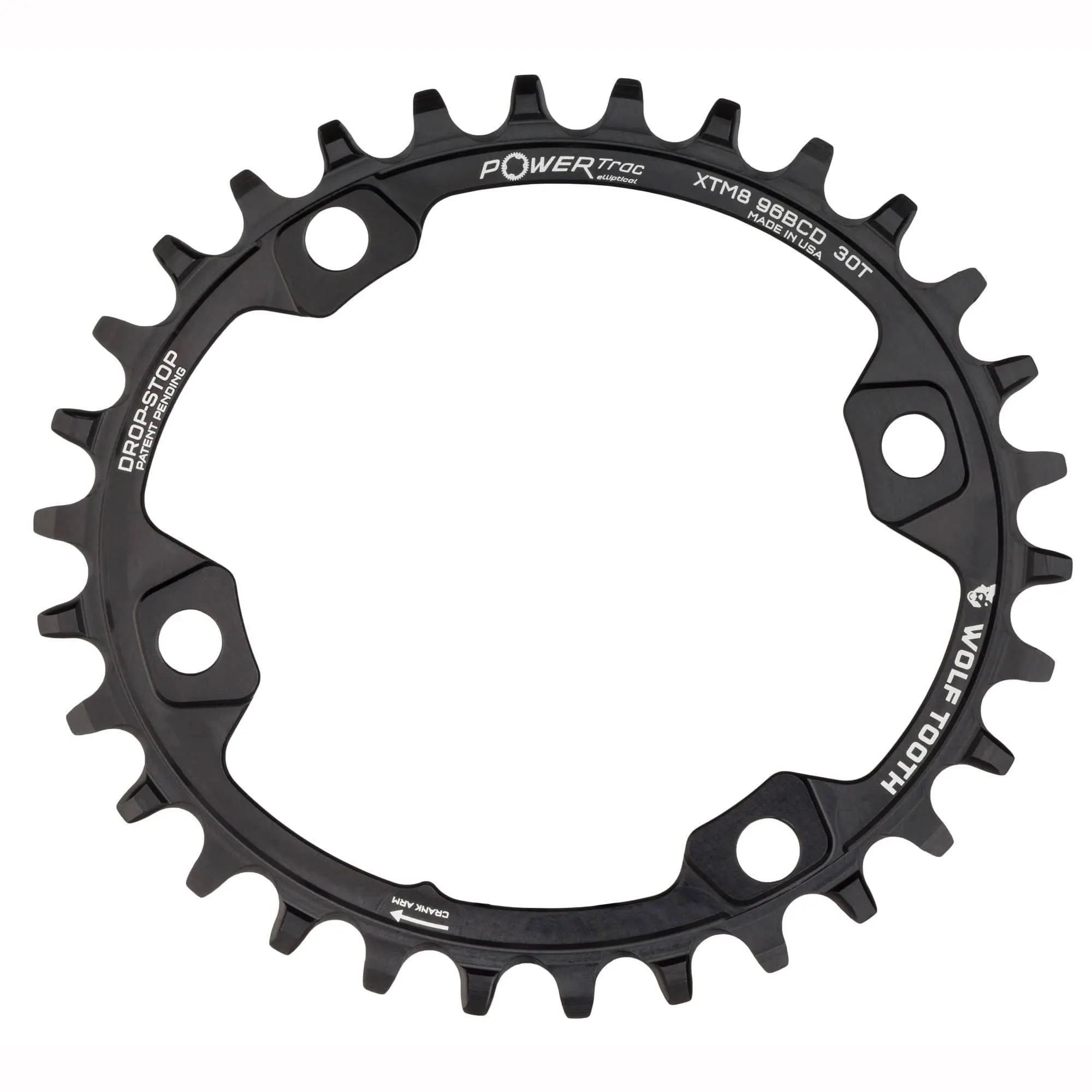 Oval 96 mm BCD Chainrings for Shimano XT M8000 and SLX M7000