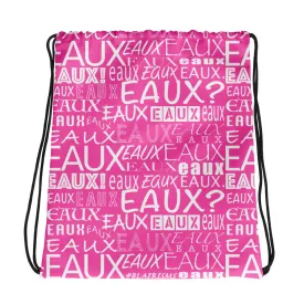 PINK AllEAUXver Drawstring bag
