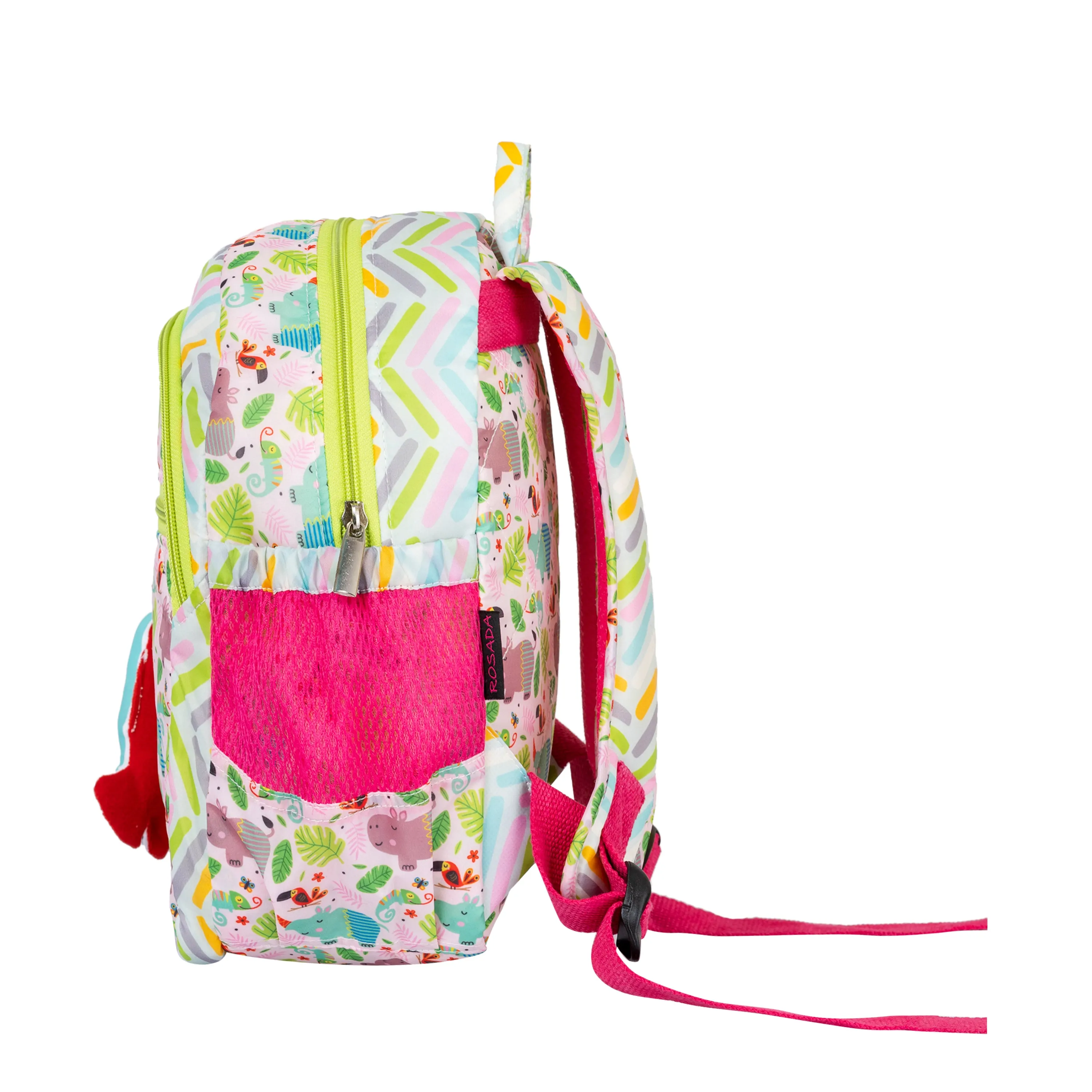 School Bag - Pink Hippo