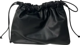 Topshop Sonny Drawstring Topline Shoulder Bag In Black One Size