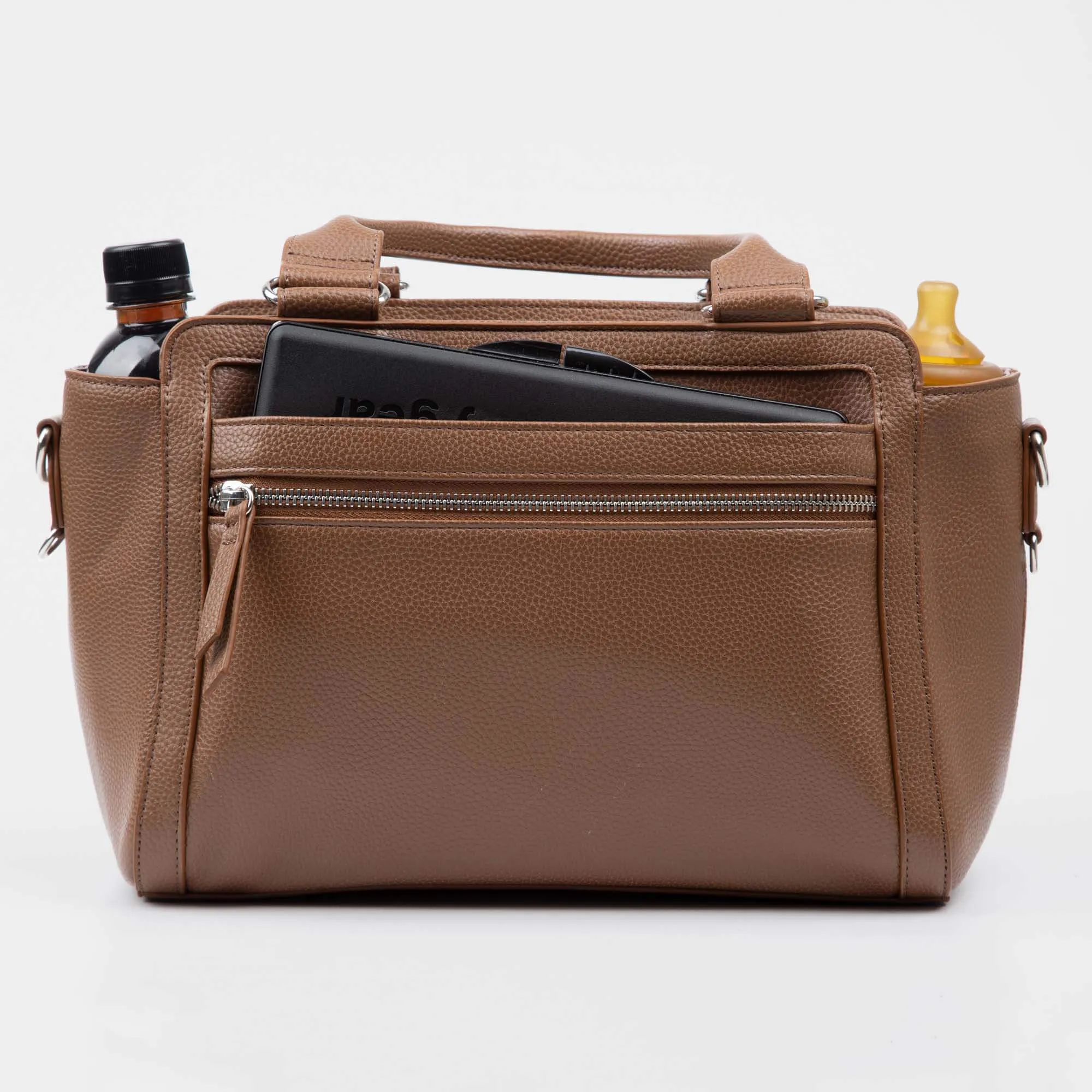 VANCHI Amelia Convertible Pram Caddy - Tan